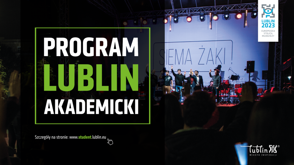 Plakat promujący program Lublin akademicki